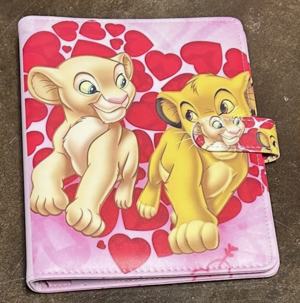 Simba Lion King size A5 Binder w/ stationery paper